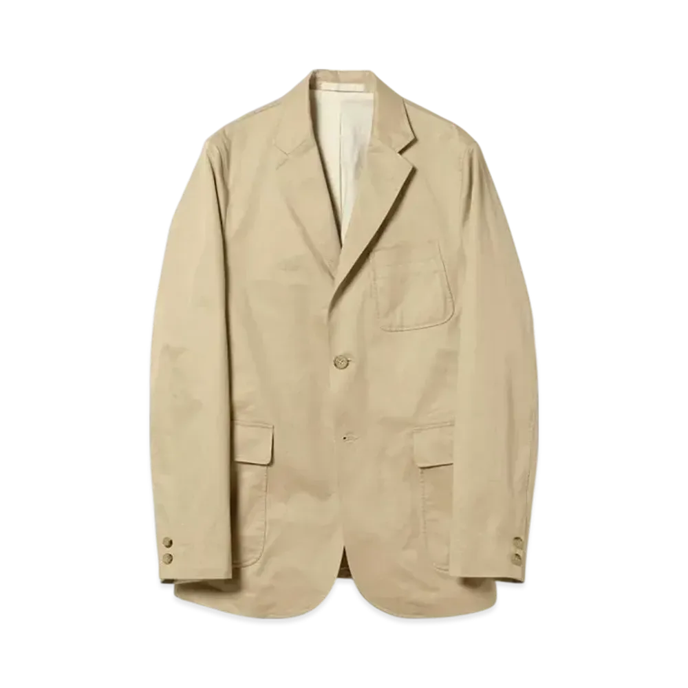 BEAMS 3B Jacket 80/3 Twill "Beige"
