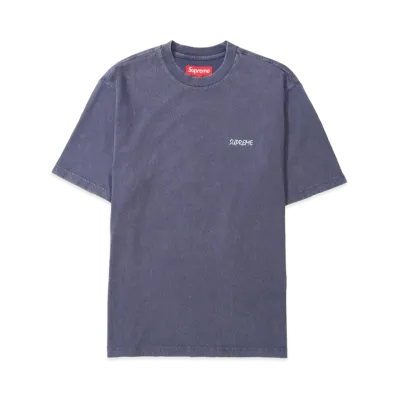 Supreme Washed S/S Top (25FW) "Navy"