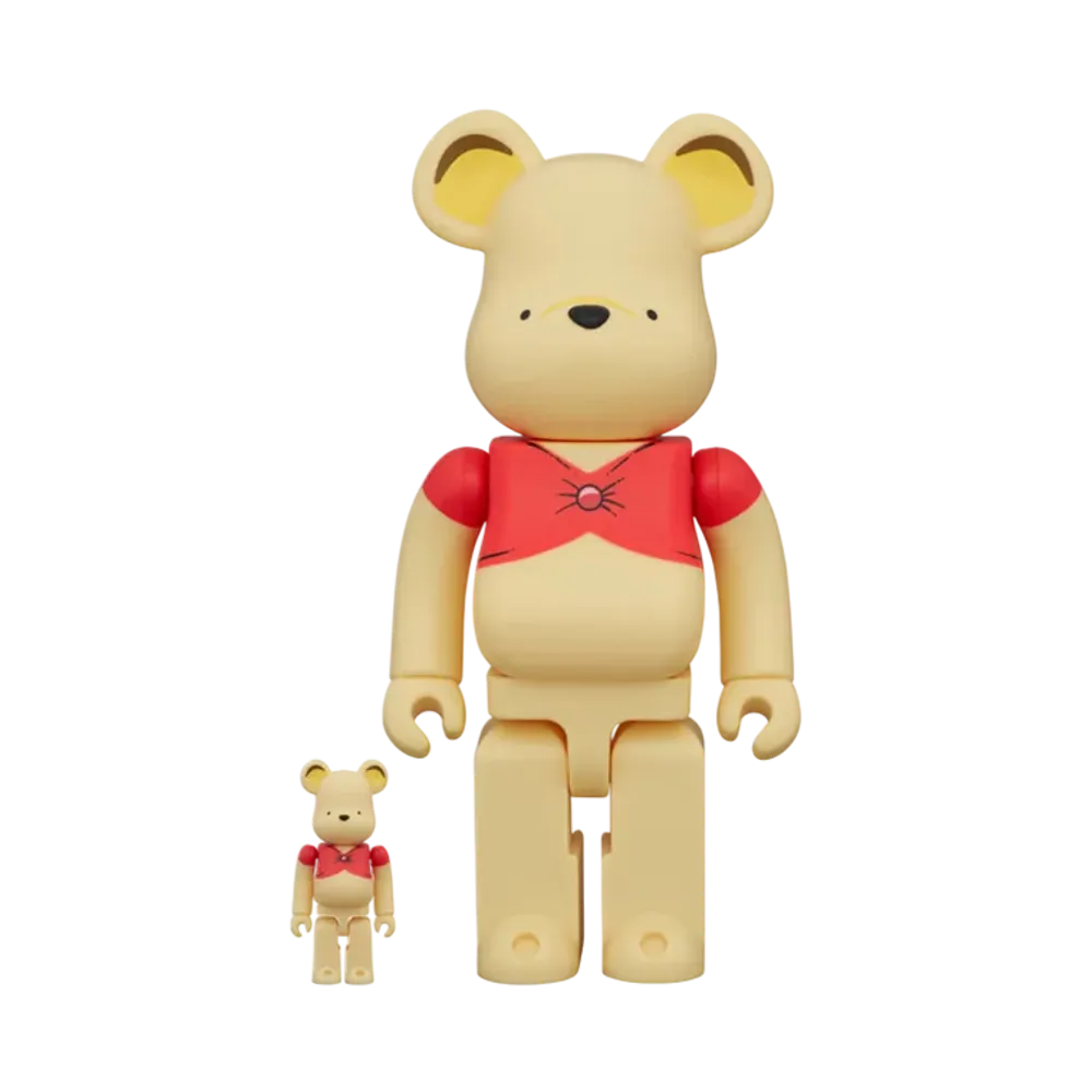 MEDICOM TOY "BEARBRICK" Winnie The Pooh (Original Ver.) 100% & 400%