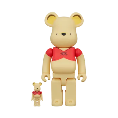 MEDICOM TOY "BEARBRICK" Winnie The Pooh (Original Ver.) 100% & 400%