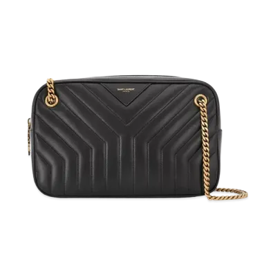 Saint Laurent Joan Leather Shoulder Bag "Black"