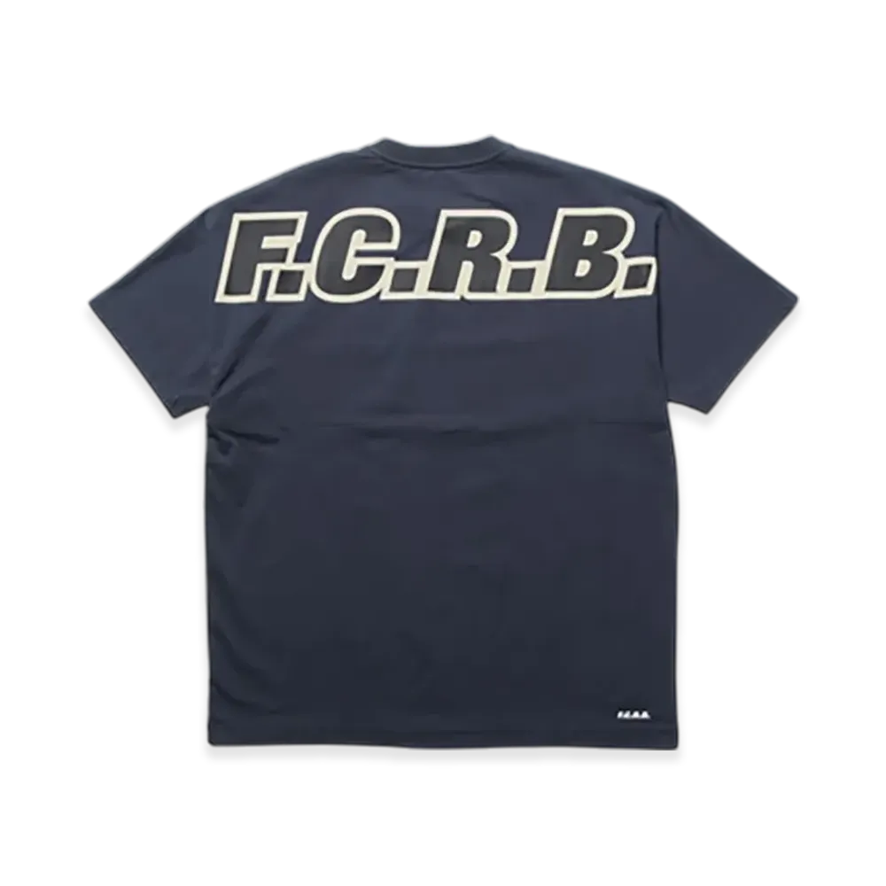 F.C.Real Bristol Big Logo Baggy Tee "Navy"