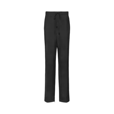 Maison Margiela Women's Wool Mohair Trousers "Dark Avion"