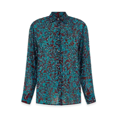 DRIES VAN NOTEN Women's Clavelly Shirt "Light Blue"