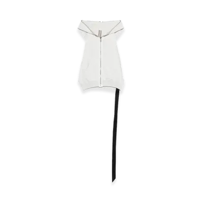 Rick Owens DRKSHDW Women's Sleeveless Hoodie "White"