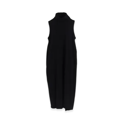 Y's Combination High Neck Dress "Black"