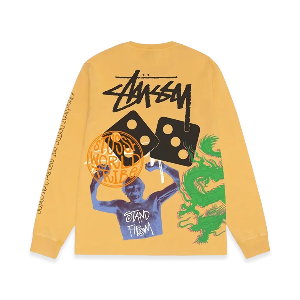 Stussy Strike Pigment Dyed LS Tee "Honey"