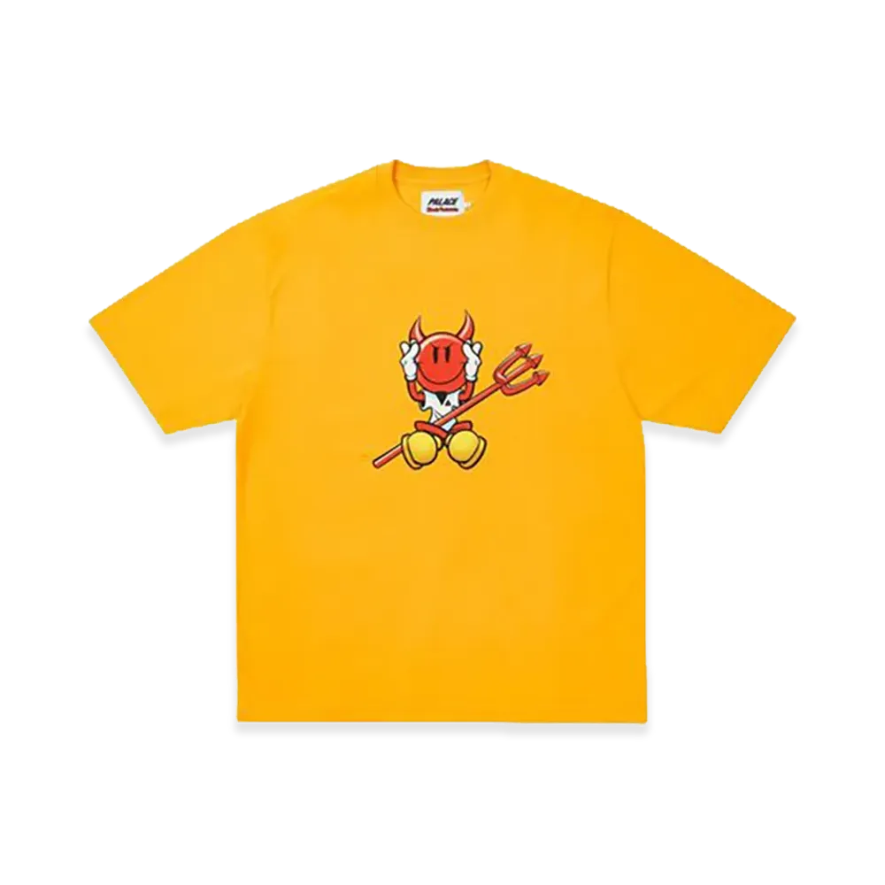 PALACE x WORLD INDUSTRIES T Shirt "Yellow"