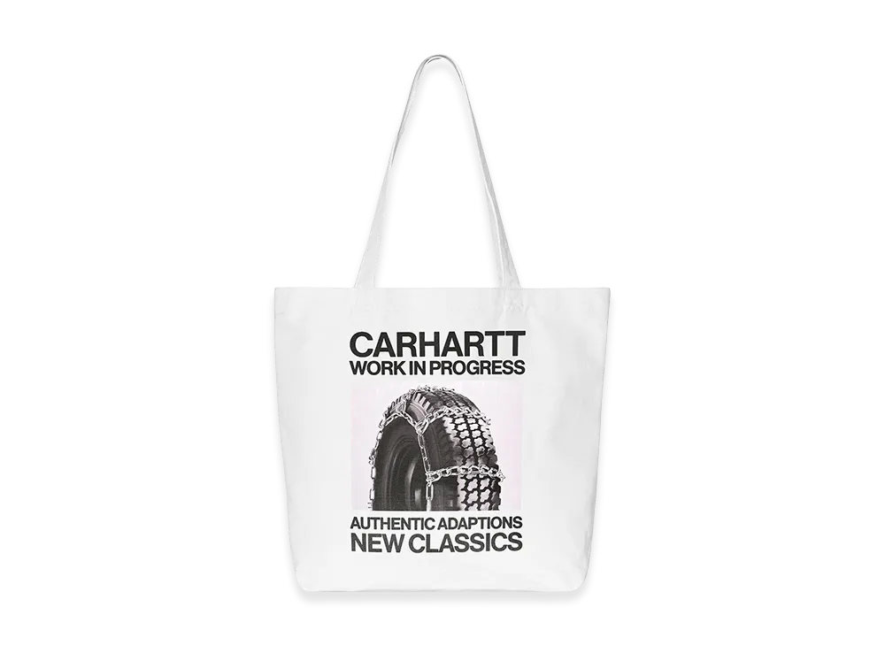Carhartt WIP Canvas Graphic Tote "Sean Hamilton Print/White"