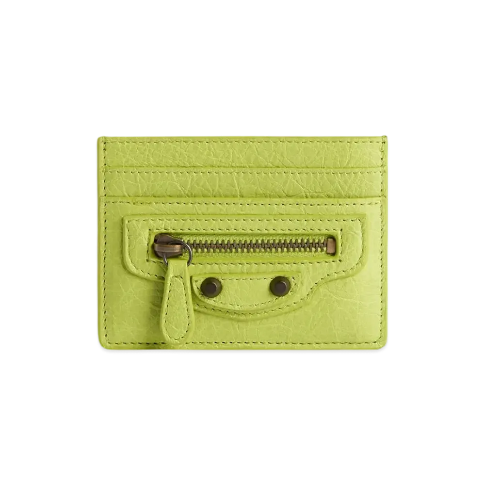 BALENCIAGA Le City Card Holder "Pistachio"
