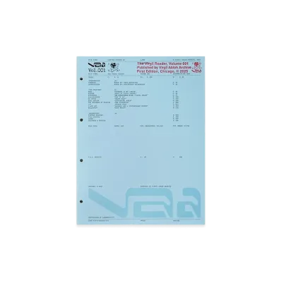 FRAGMENT x Virgil Abloh Archive (V.A.A) The Virgil Reader, Volume 001 "Blue"