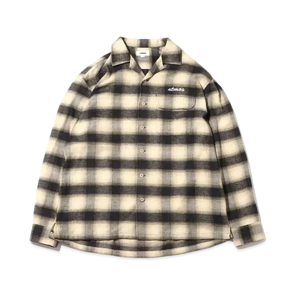atmos Ombre Check Shirt "Beige"