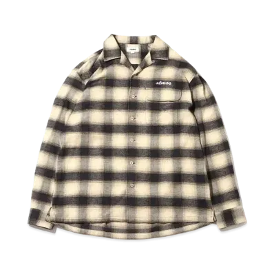 atmos Ombre Check Shirt "Beige"