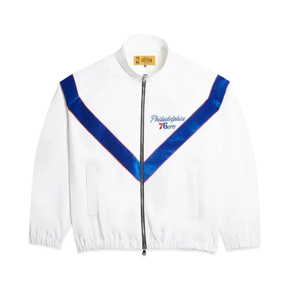 Just Don Philadelphia 76ers Track Jacket "White"