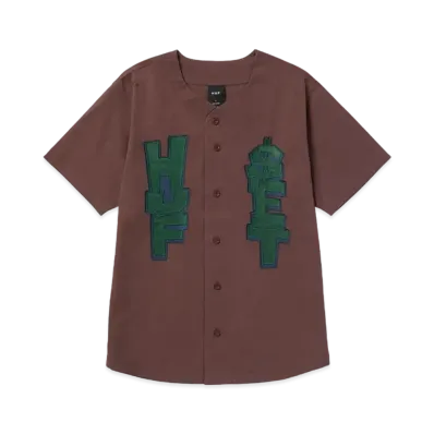 HUF Huf Team Baseball Jersey "Eggplant"