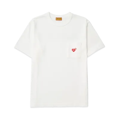 HUMAN MADE Heart Pocket T-Shirt "White"