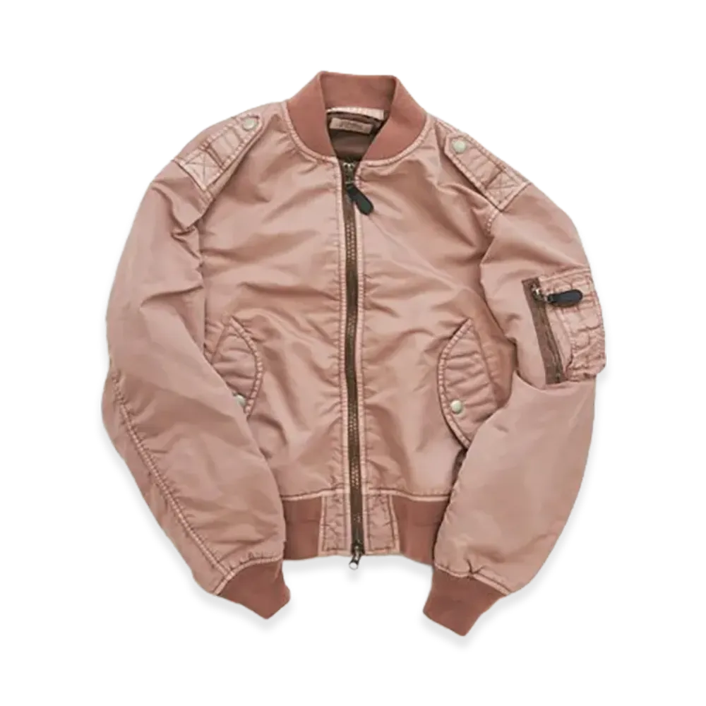 JOURNAL STANDARD relume Garment Dye L-2B Flight Jacket "Pink"