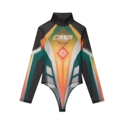 Casablanca Casa Racing Mesh Bodysuit "Multi"