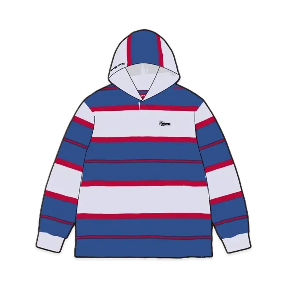 Supreme Hooded Rugby "Royal"