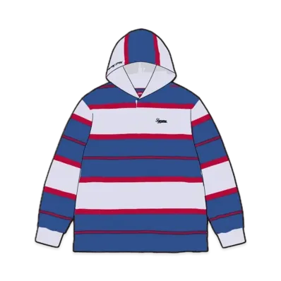 Supreme Hooded Rugby "Royal"