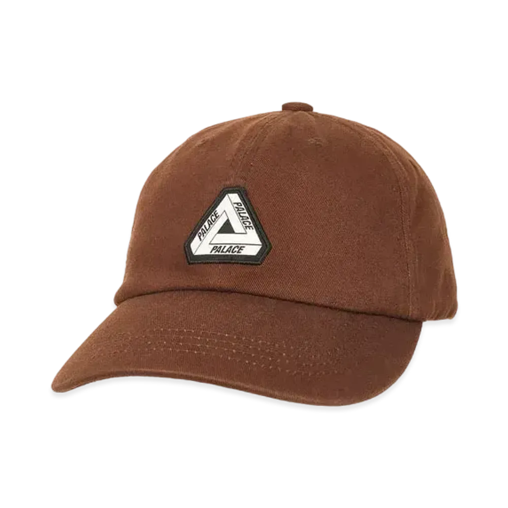 PALACE WASHED TWILL TRI-FERG 6-PANEL "Brown"