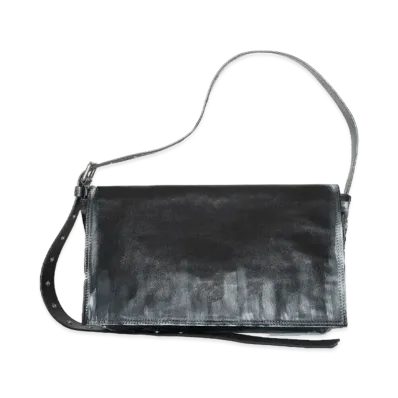 Acne Studios Leather Shoulder Bag "Black"