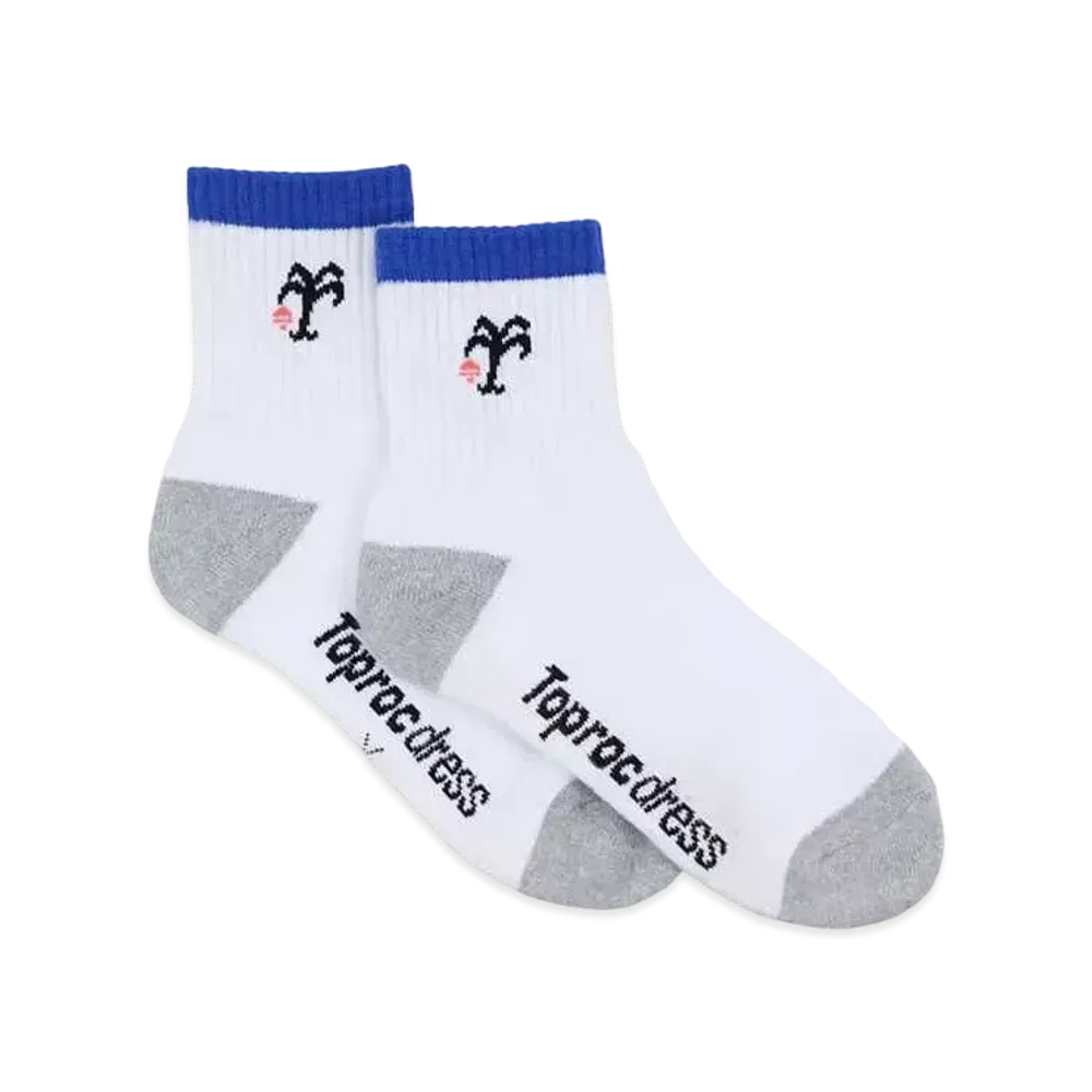 atmos x Gandhi x Toproc dress Relax-logo Socks "White"