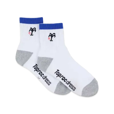 atmos x Gandhi x Toproc dress Relax-logo Socks "White"