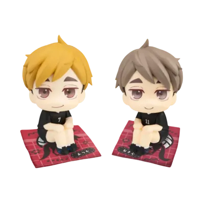 MegaHouse "Lookup" -Haikyu!!- Atsumu Miya: Uniform Ver. & Osamu Miya: Uniform Ver. Limited edition with a crushion