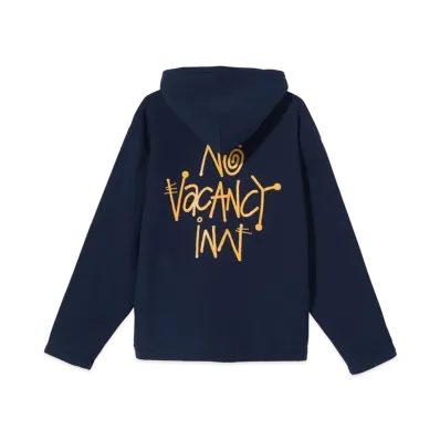 Stussy x No Vacancy Inn Fleece Hoodie "Navy"