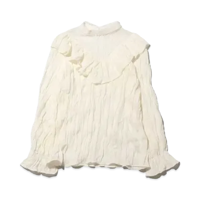 atmos pink Atmos Pink Neck Lace Blouse "White"