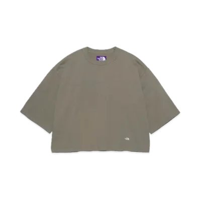 The North Face PURPLE LABEL 7oz Cropped Tee "Cedar/Off White"