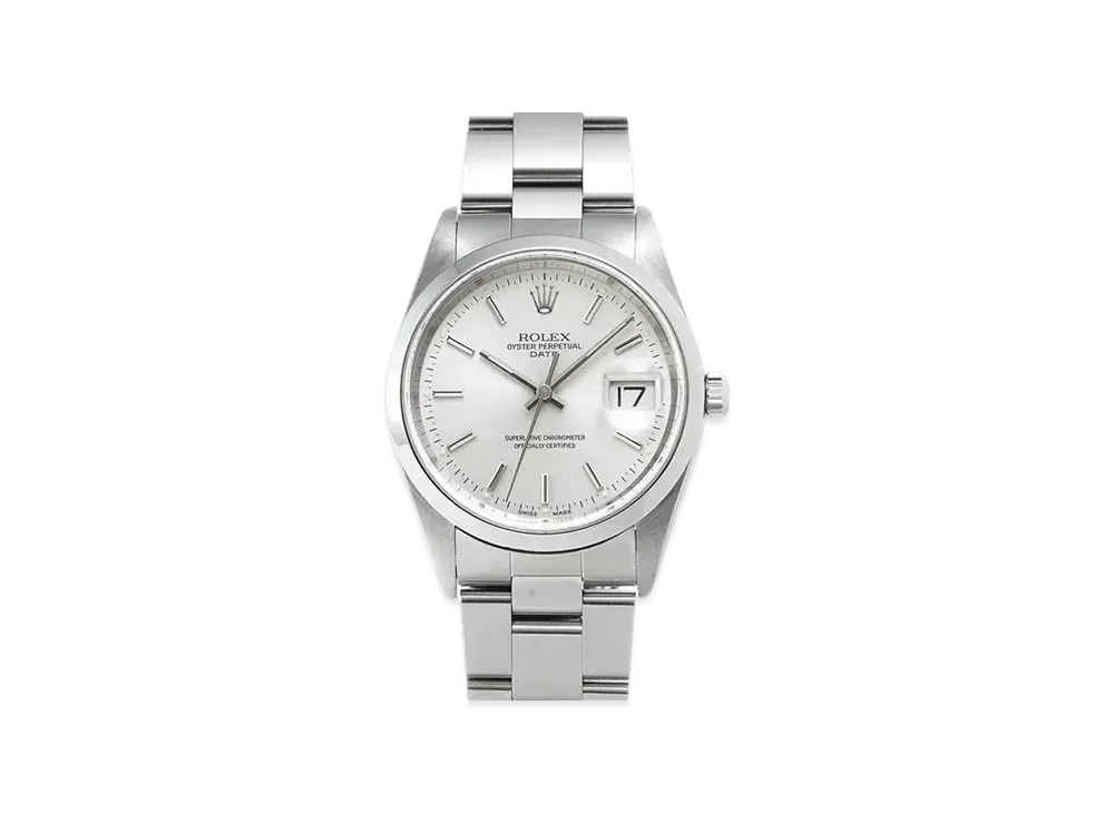 ROLEX Oyster Perpetual Date "Silver/Stainless Steel"