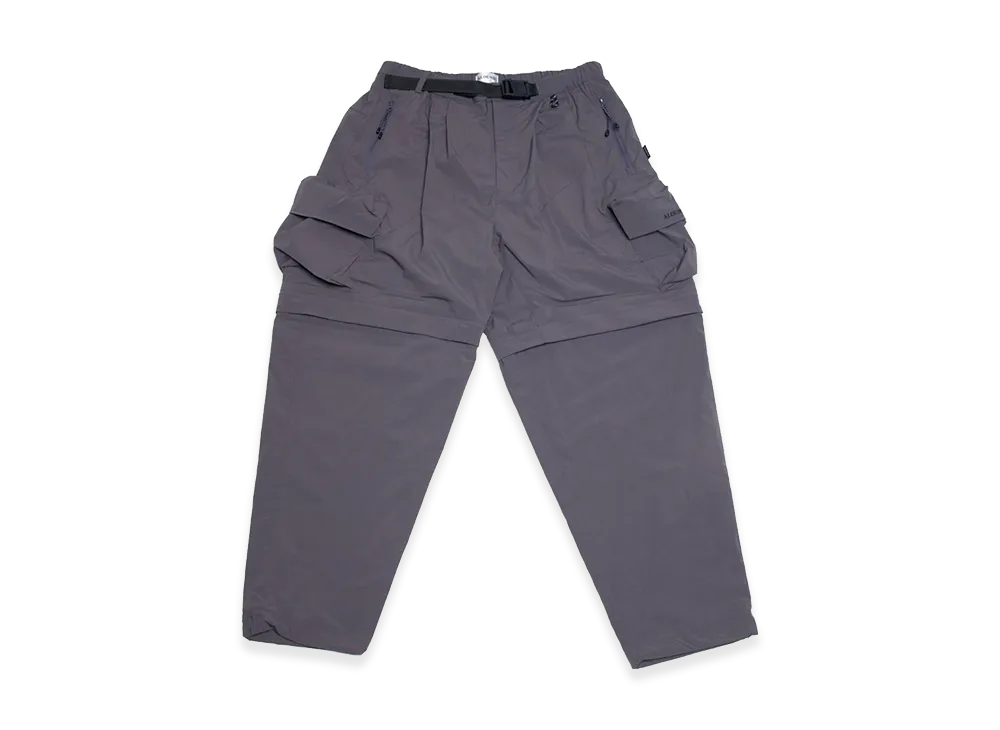 ALOUND Detachable Cargo Nylon Pants "Charcoal Grey"