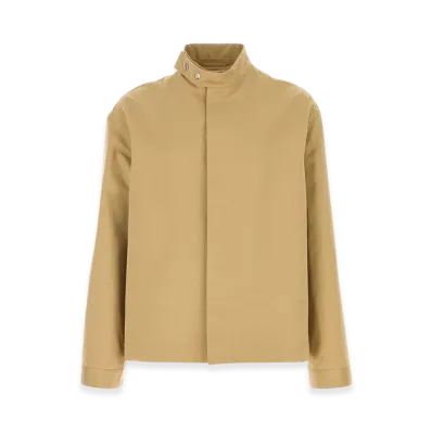 Jil Sander Cotton Blend Jacket "Beige"