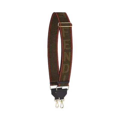 FENDI Strap You Ribbon Shoulder Strap "Green"