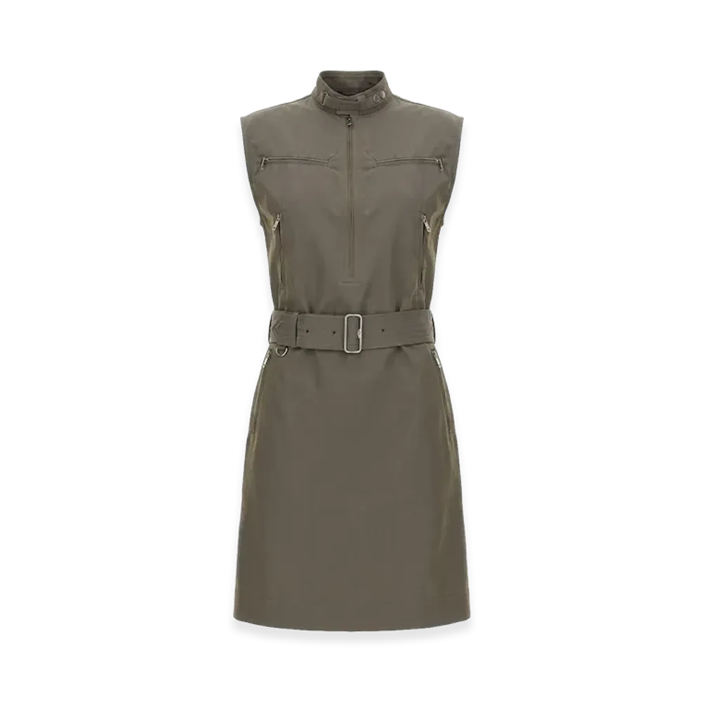 Burberry Women's Linen Dress "Charcoal"