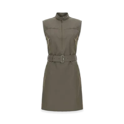 Burberry Women's Linen Dress "Charcoal"