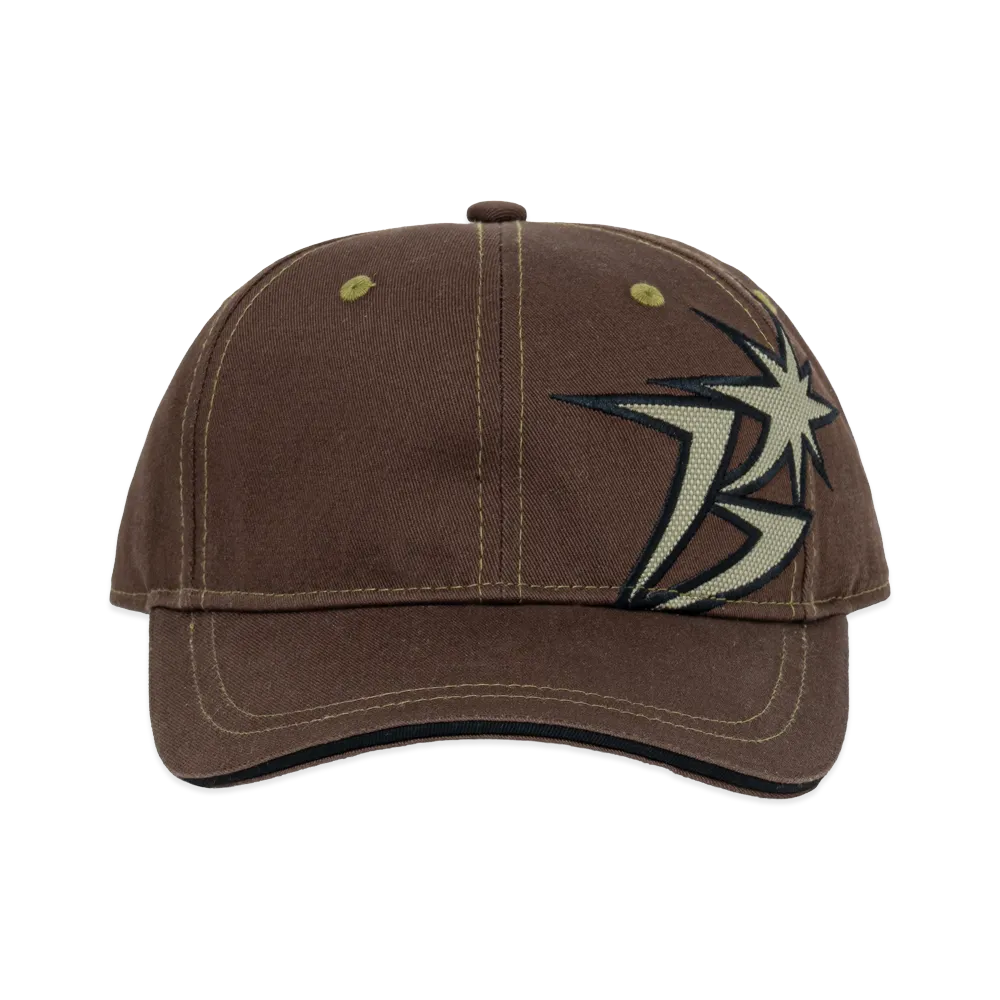BoTT B Logo Contrast Stitch 6-Panel Cap "Brown"