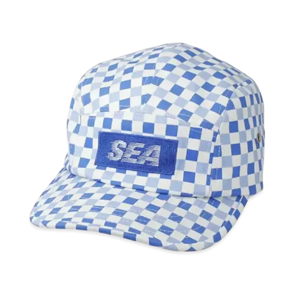WIND AND SEA D.T.R.T Plaid Jet Cap "Sax-Plaid"