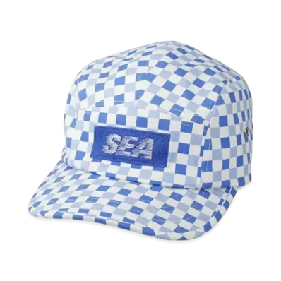 WIND AND SEA D.T.R.T Plaid Jet Cap "Sax-Plaid"