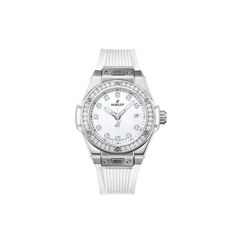 HUBLOT Big Bang One Click Steel White Diamonds 33mm