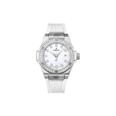 HUBLOT Big Bang One Click Steel White Diamonds 33mm