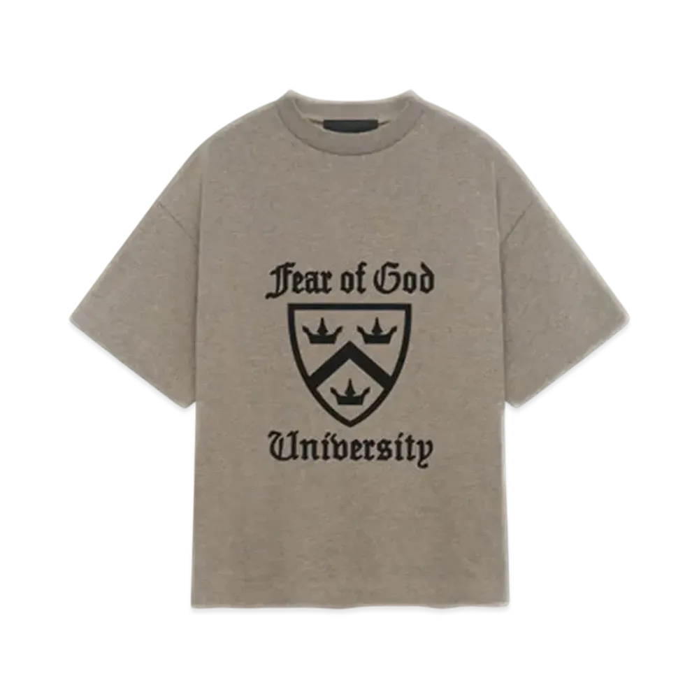 FEAR OF GOD Essentials Kid's Heavy Crewneck Tee "Heather Gray"