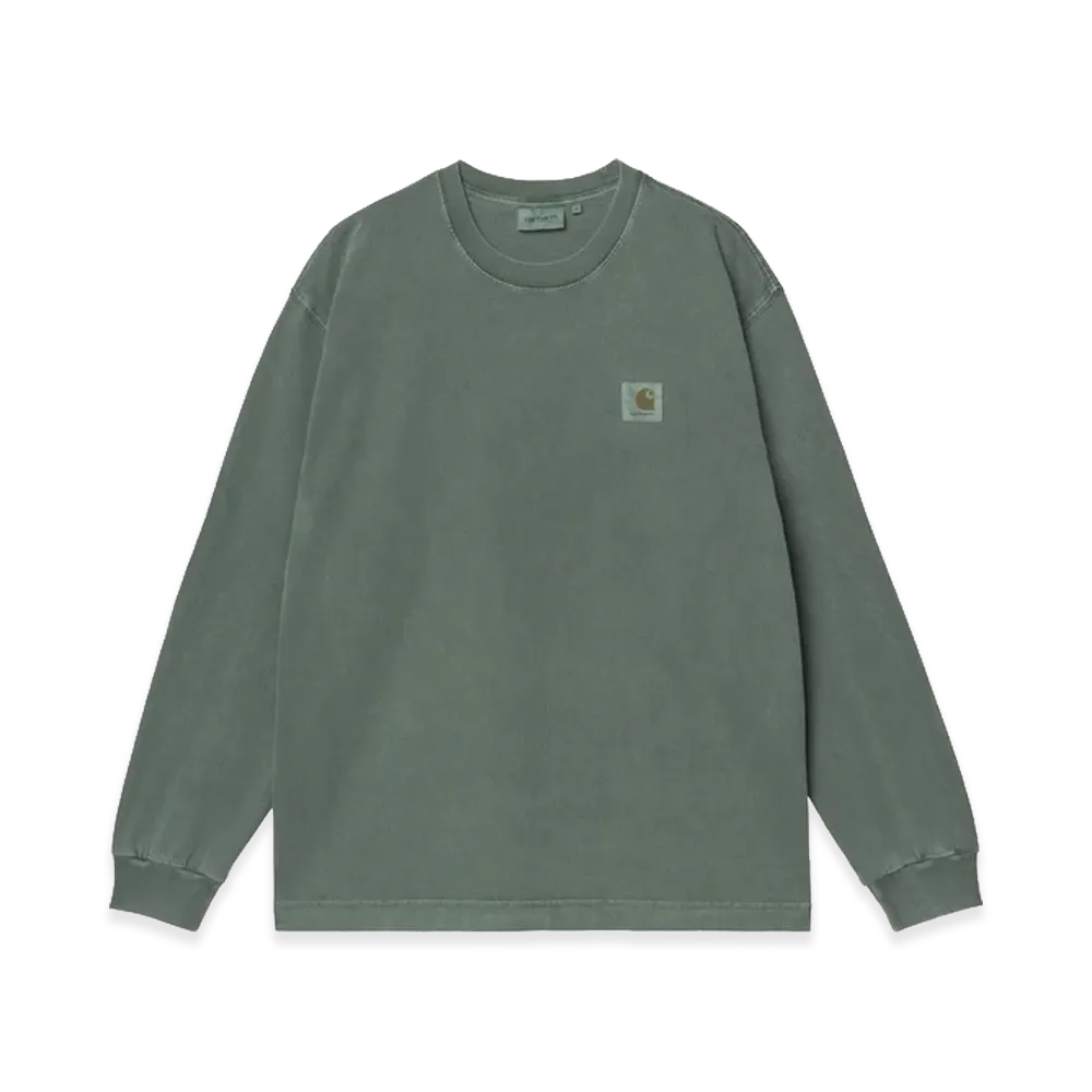 Carhartt WIP L/S Vista T-Shirt "Dark Scarab/Garment Dyed"