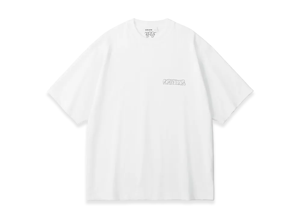 everyone J.30000 Throwie 2026 Tee Shirt "White"