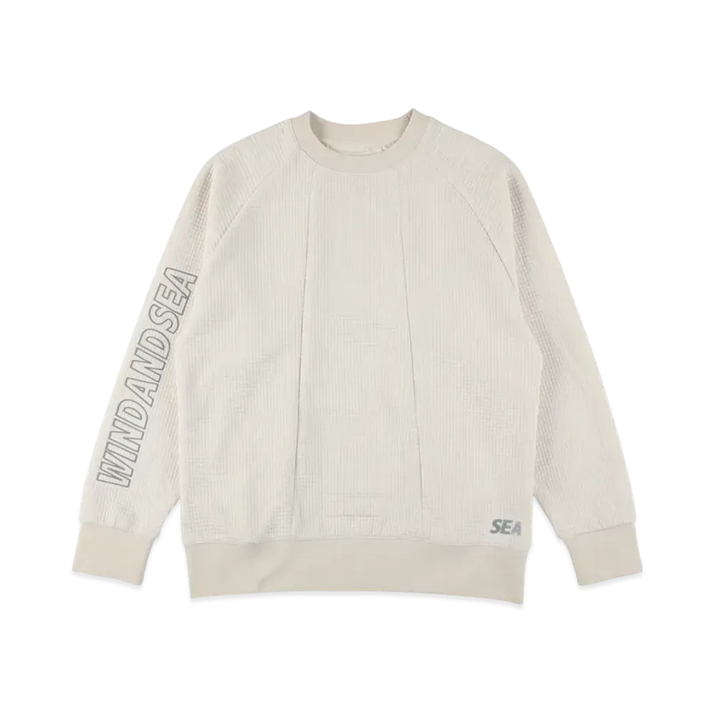 WIND AND SEA ES _Tex Dimensional Crewneck Sweatshirt "Ivory"