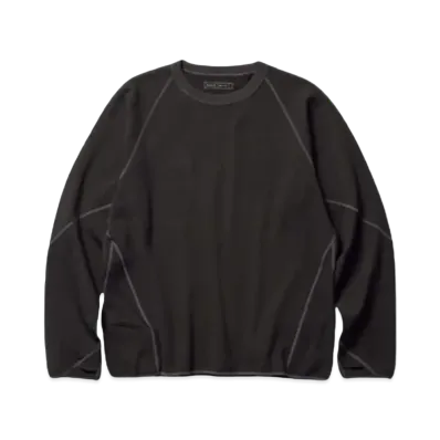 Goldwin 0 Helicoid Sleeve Waffle Top (Unisex) "Biotite"