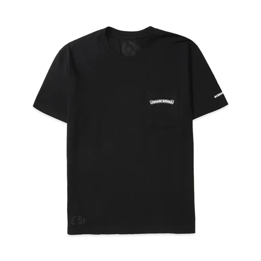 Chrome Hearts Scroll Label Print T-Shirt "Black"