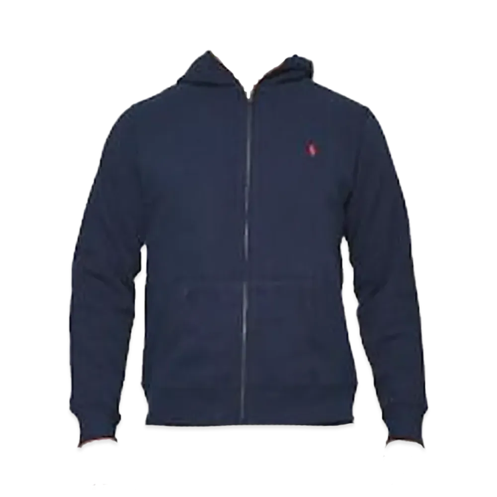Polo Ralph Lauren Boys One Point Full Zip Hoodie "Cruise Navy"